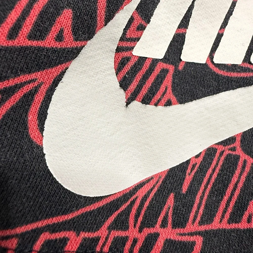 Nike boys short red and black Nike print youth small